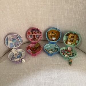 Polly Pocket 1992 Jeweled Undersea Palace Rubin Forest Ice Kingdom Bluebird READ